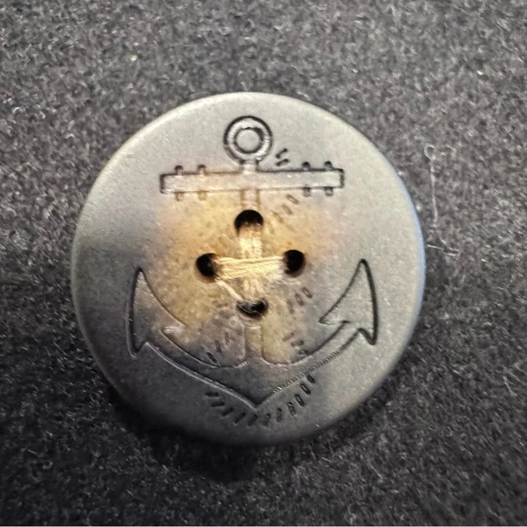 NEW Lauren Ralph Lauren Mens Peacoat 40R Black Double Breasted Wool Blend Coat - Picture 4 of 14